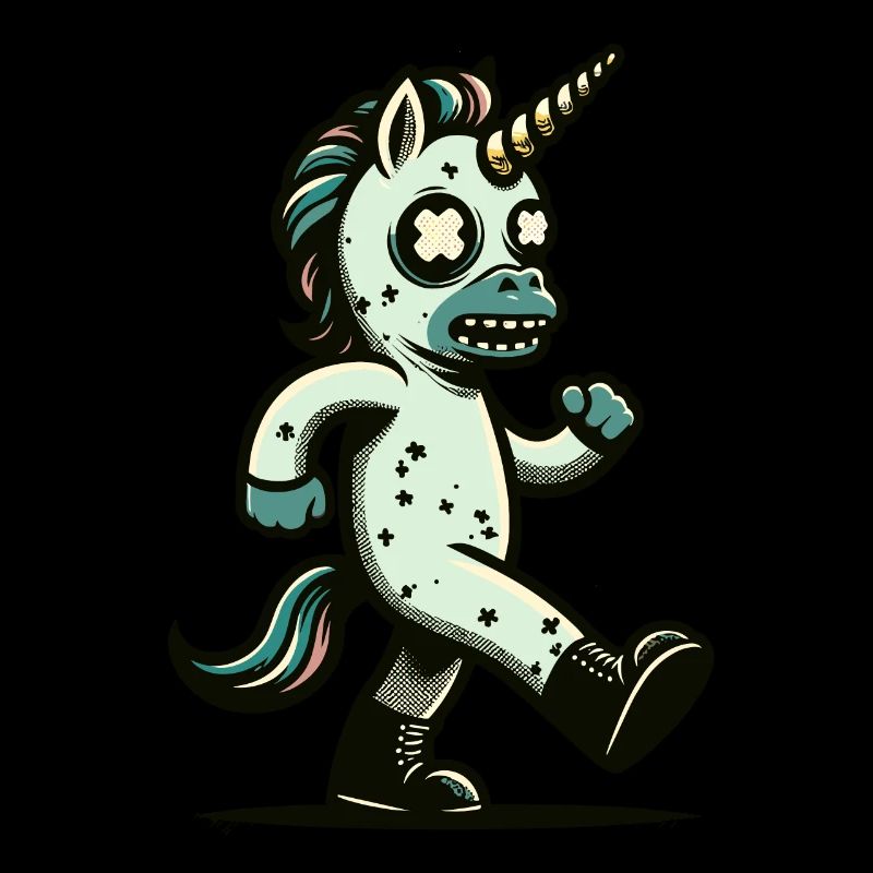 Zombie Unicorn Undead Mystical Creature