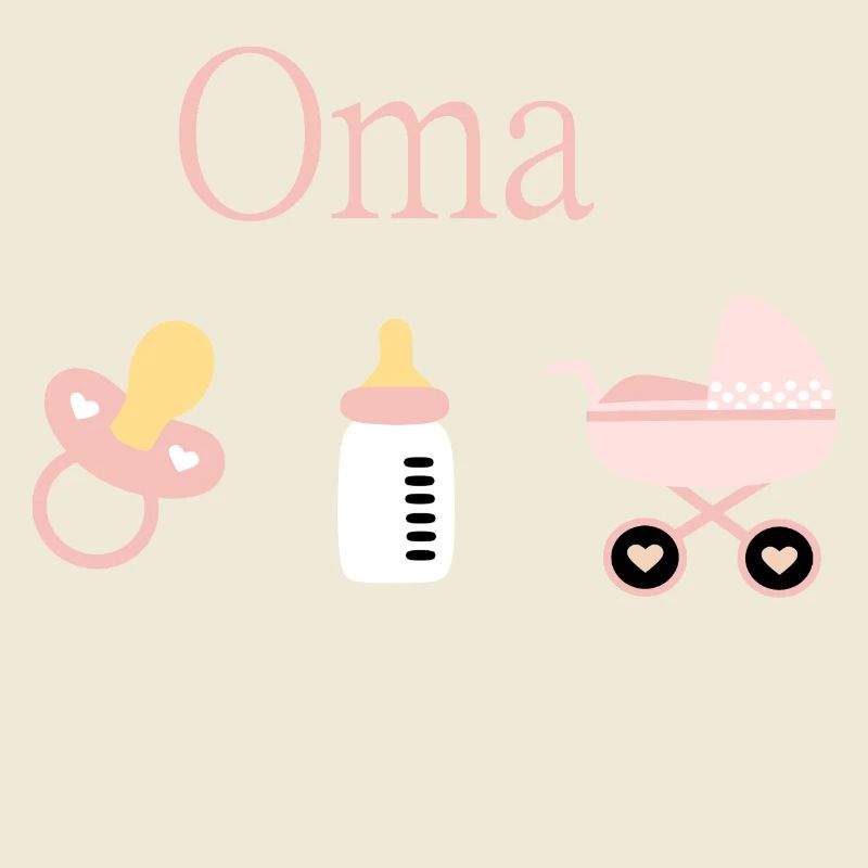 Oma Geburt Mädchen Vorlage personalisierbar