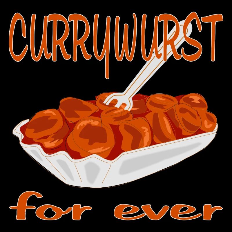 La currywurst est délicieuse