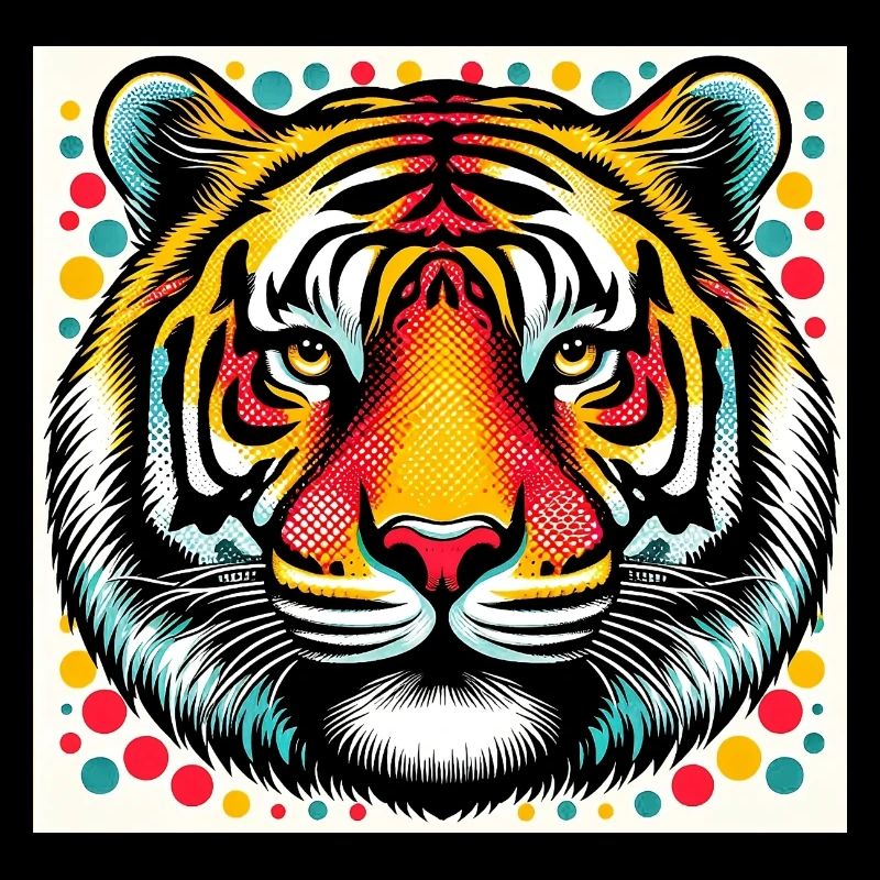 Tiger Pop Art