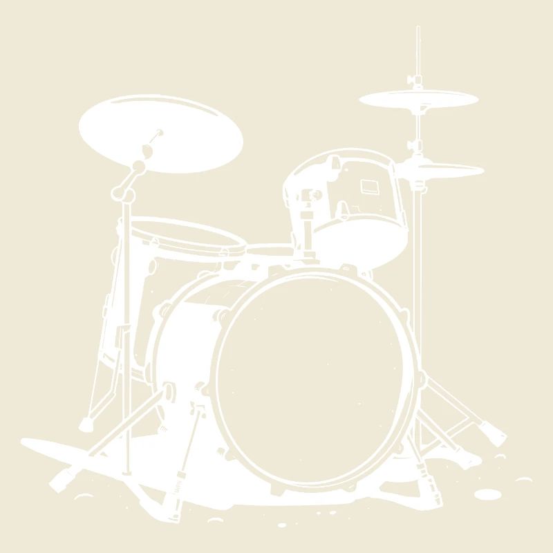 Drum Set Drawing