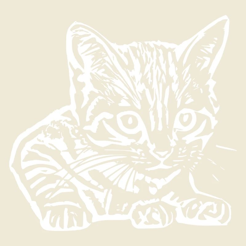 Chat Chat Bébé T-shirt Idée Cadeau