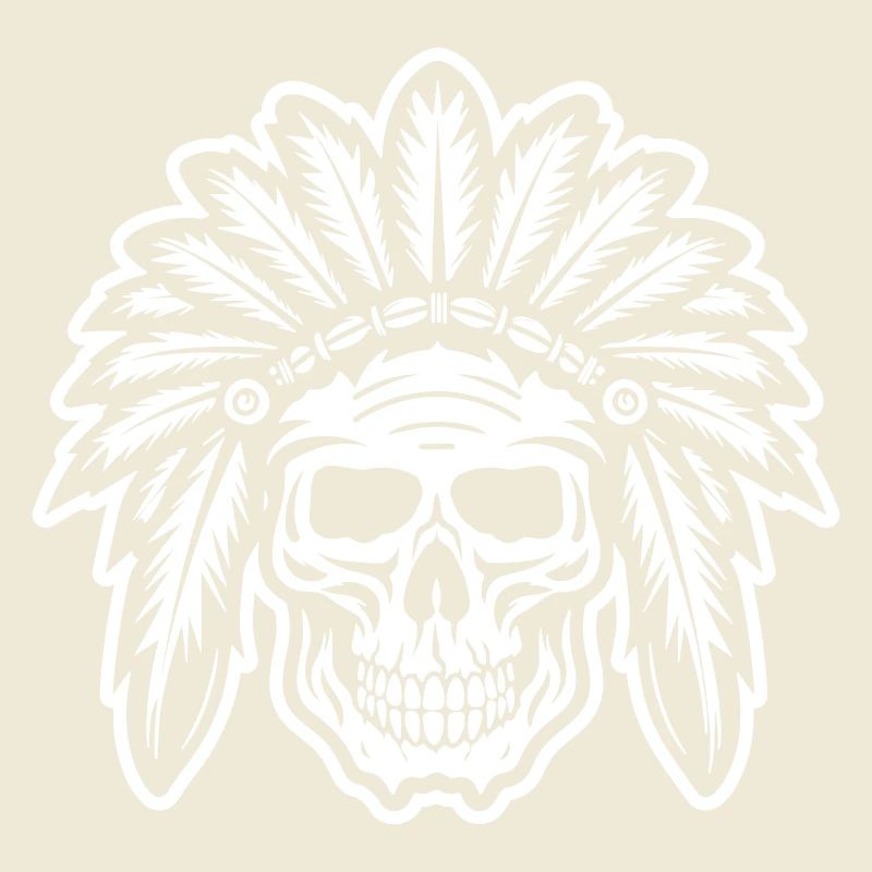 Chef de crâne indien