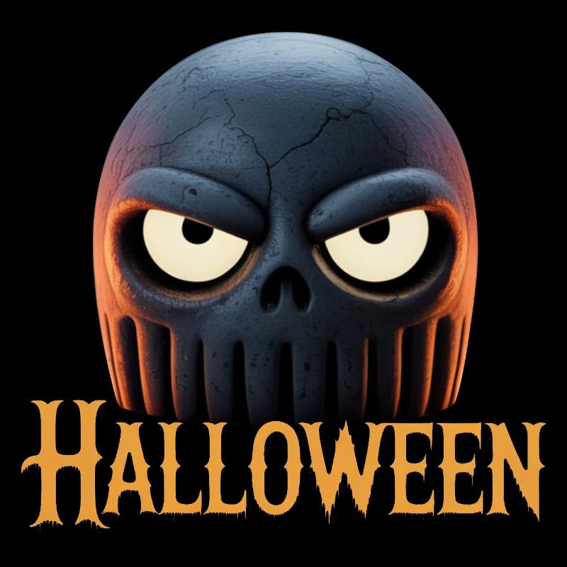 Feuer Schädel Halloween | Hexe süsses oder saures