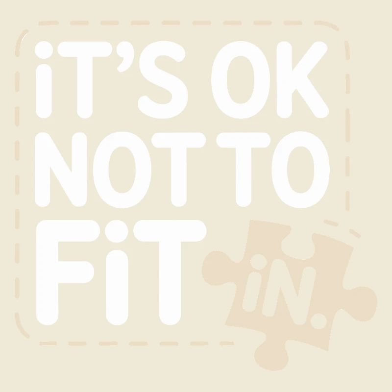 C’est normal de ne pas s’intégrer à la motivation de l’individualité