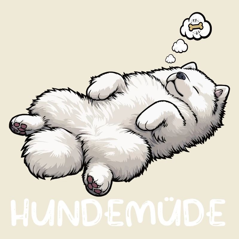 Dog Tired Samoyed Samoyed Owner Samoyed Dog