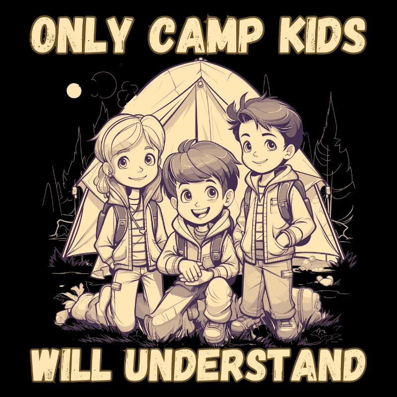 Seuls les enfants du camp comprendront. Ambiance rétro.