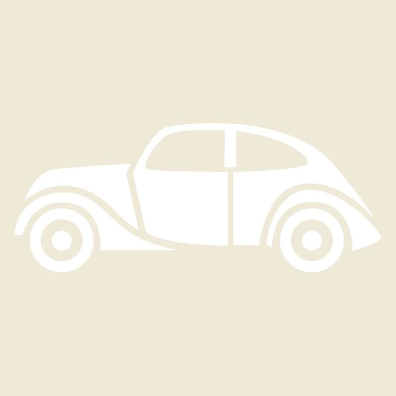 Oldtimer Symbol - Auto Klassiker Comic