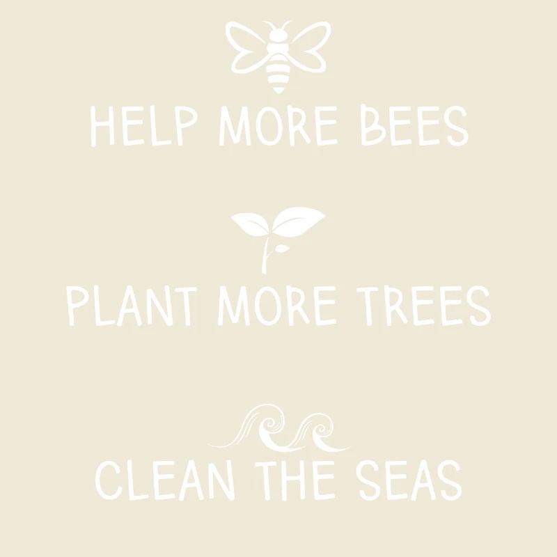 Aidez plus d'abeilles à planter plus d'arbres à nettoyer les mers