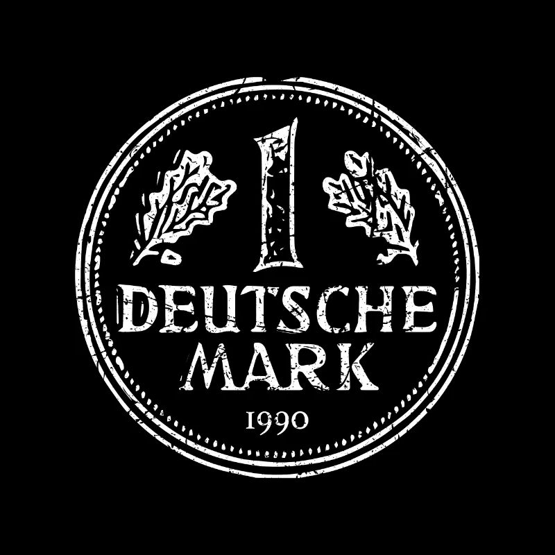 1 Deutsche Mark Markstück 1 DM 1990 30th birthday