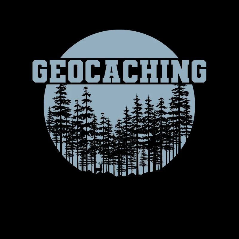 Geocaching in the forest