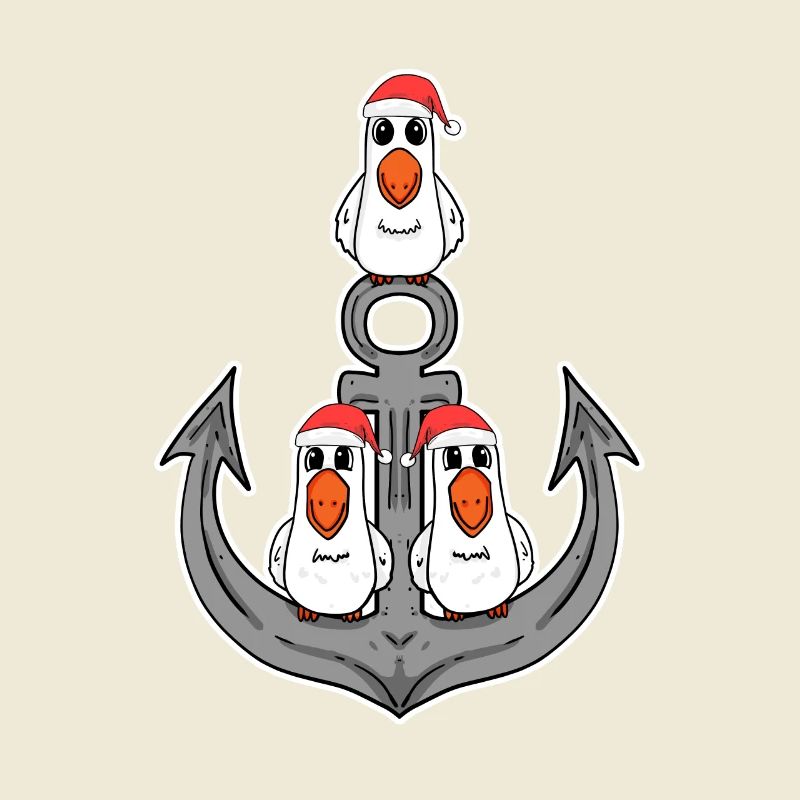 Ancre de mouette Noël