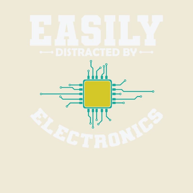 Easily Distracted By Electronics Beruf