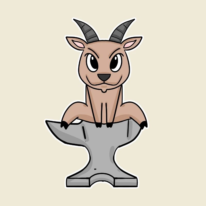 Bock auf Metal - Ziege Ziegenbock