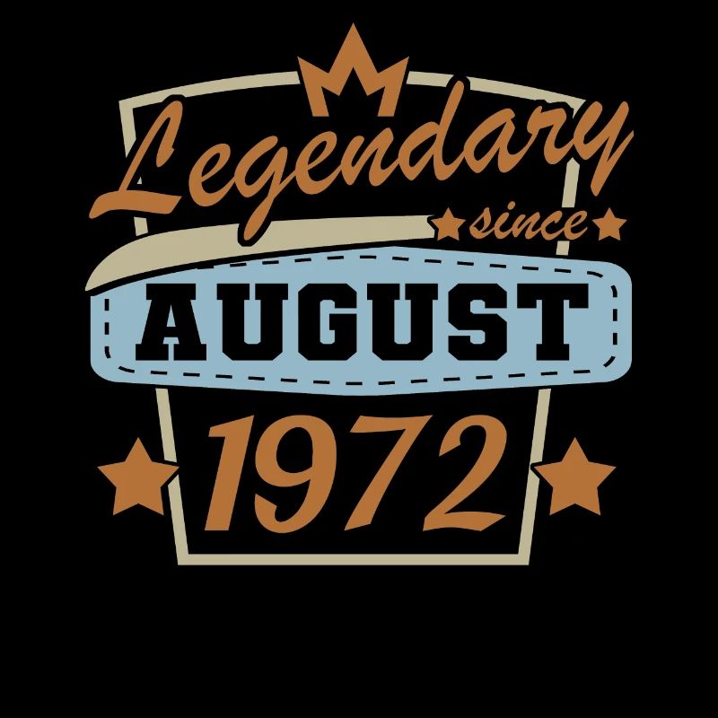 Legendär seit August 1972 Geburtstag Sprüche
