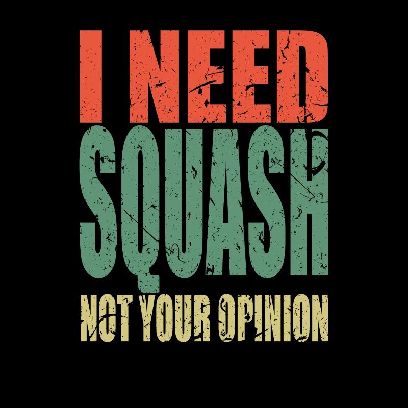 Squash disant drôle