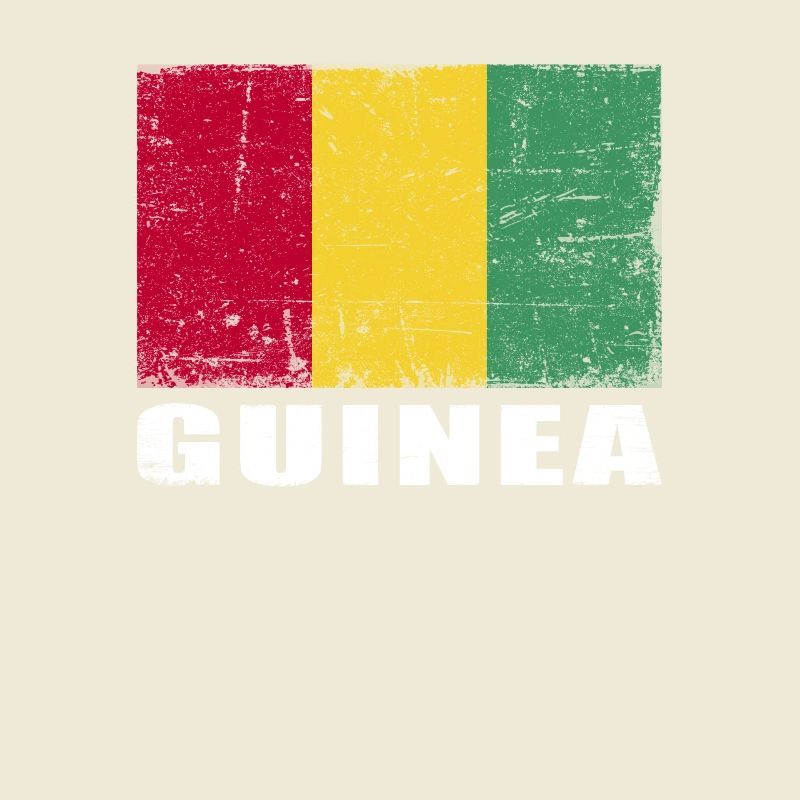 Drapeau de guinée Grunge Drapeau de Guinée