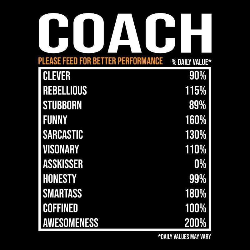 Coach Trainer Daily Funny Trainer