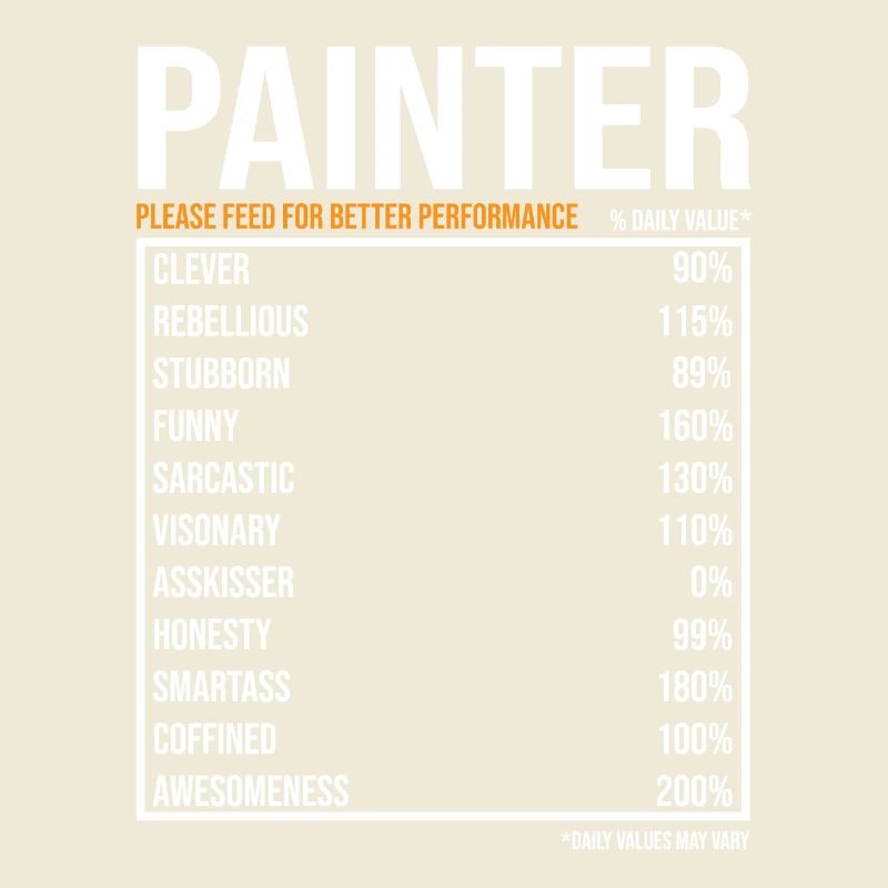 Painter of daily values Funny painter