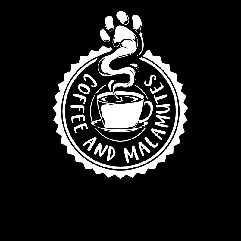 Café et Malamute d’Alaska