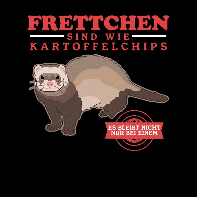 Frettchen Besitzer Marder Ferret Geschenk