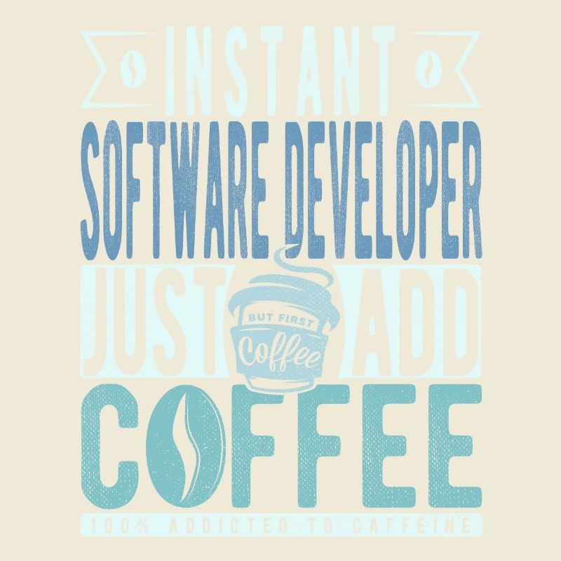 Software Developer Coffee Saying