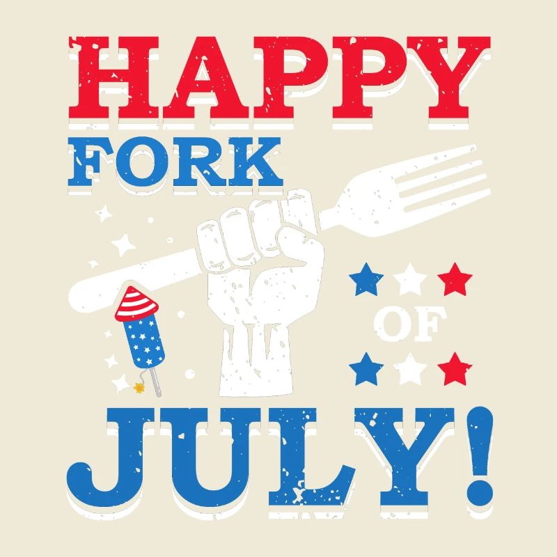 Happy Fork Of July Firecracker July 4th