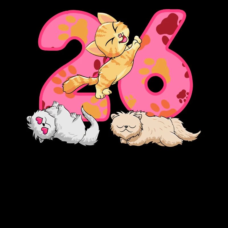 Chaton de 26 ans | Chemise d’anniversaire de chat