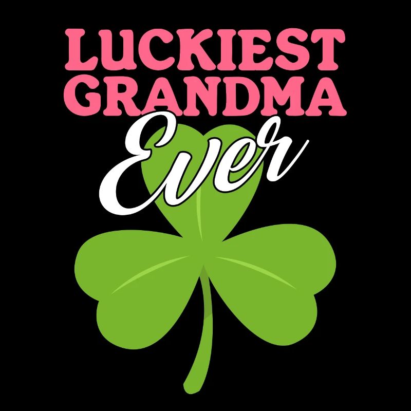 Cadeau irlandais de la Saint-Patrick le plus chanceux de la grand-mère
