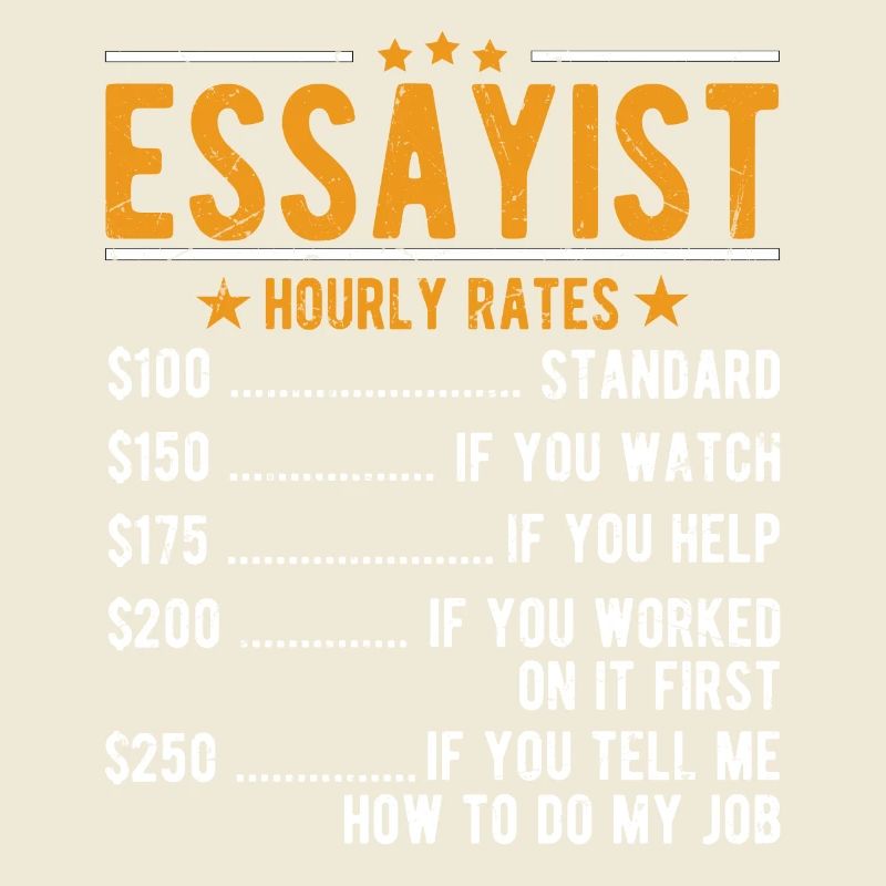 Essayist Hourly Wage