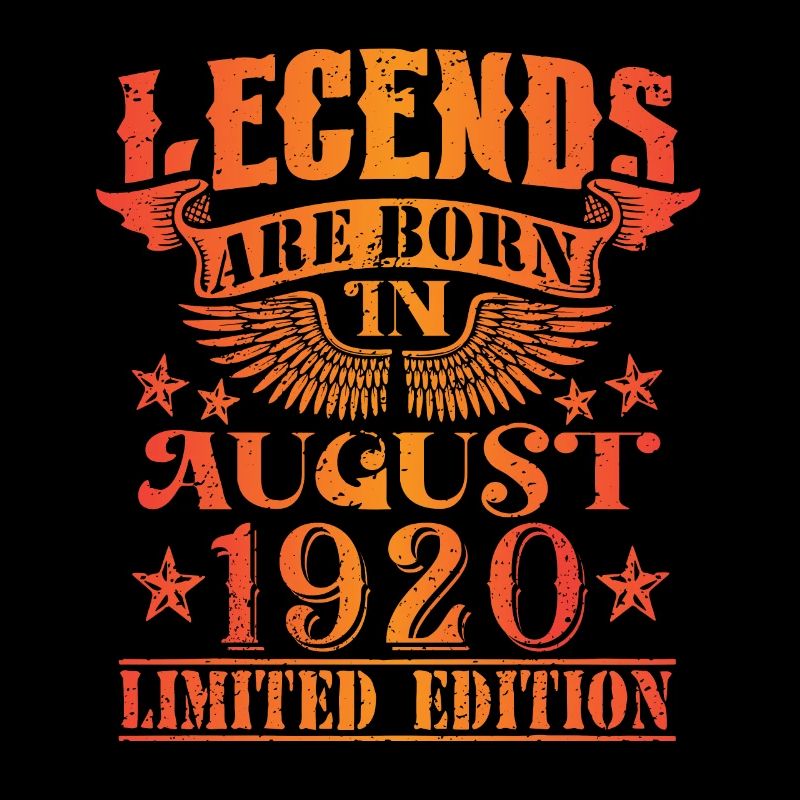 Anniversaire Août 1920 Edition Limitée Millésime