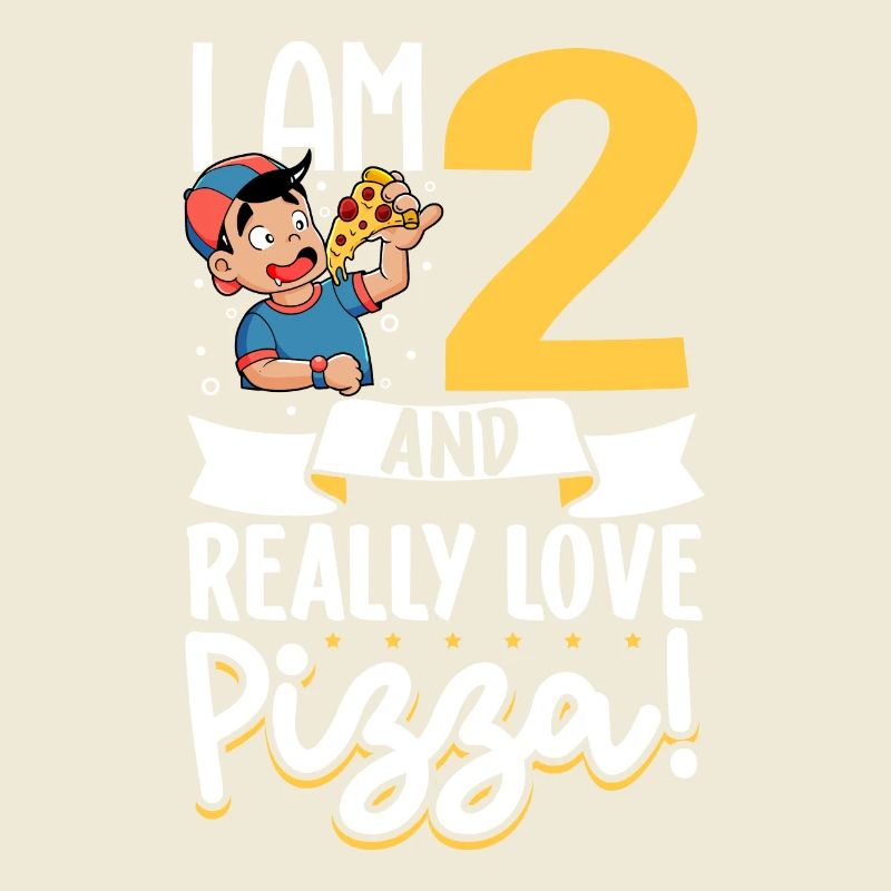 J’ai 2 ans - Boy Pizza