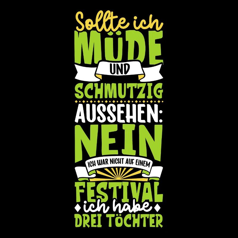 Müde und schmutzig - drei Töchter