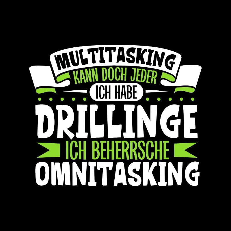 Multitasking kann jeder - Vater von Drillingen