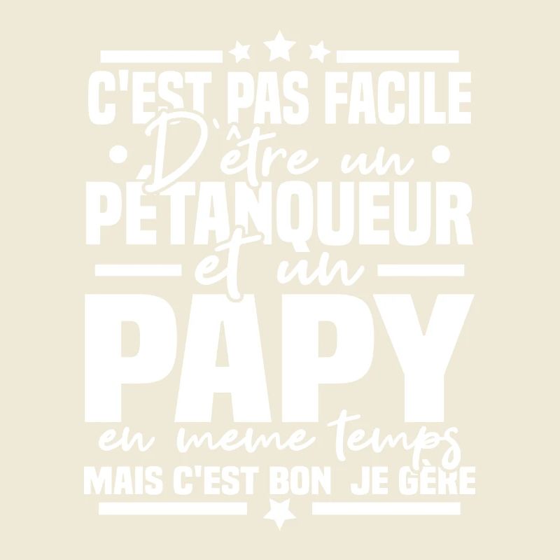 Pétanqueur et Papy