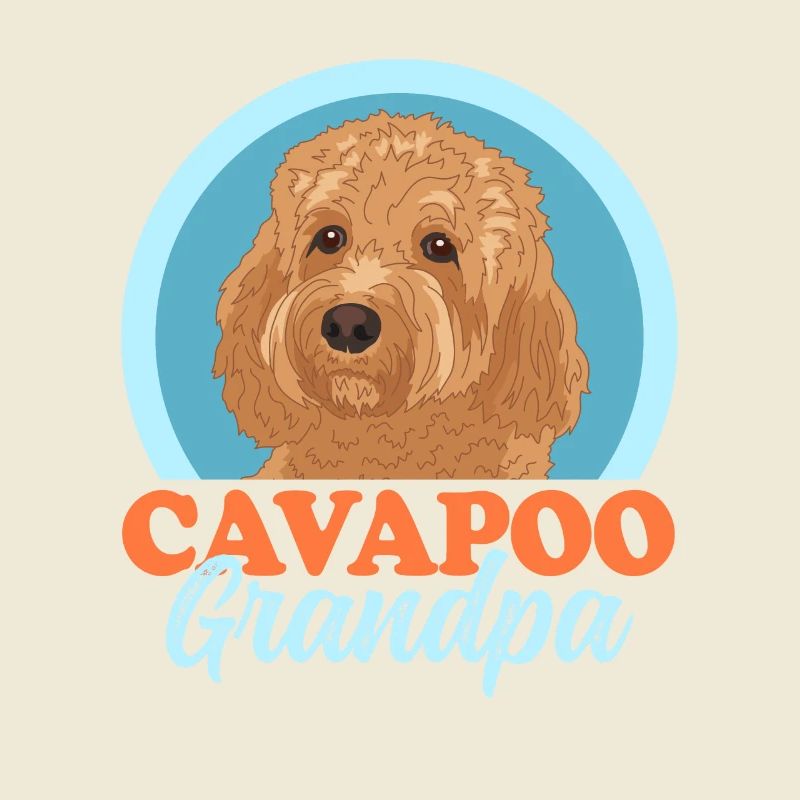 Cavapoo Grandpa Hundebesitzer Cavoodle Geschenk