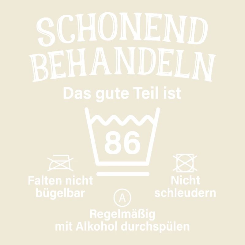 86. Geburtstag Schonend Behandeln 86 Teil Ist 86