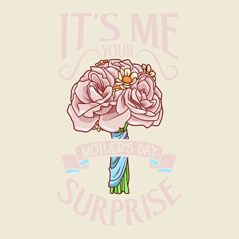 Mit Blumen - Ich bin die Muttertagsüberraschung