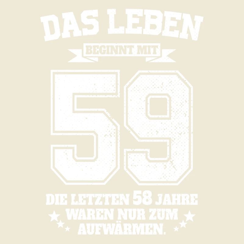 59. Geburtstag Geschenk Das Leben Beginnt Mit 59