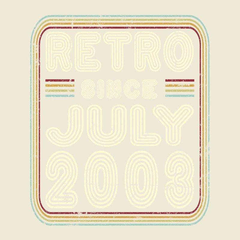 Birthday July 2003 Retro Gift