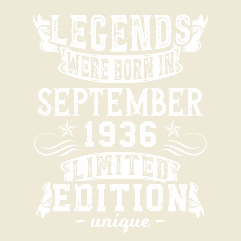 Date de naissance: Septembre 1936 année, Edition limitée