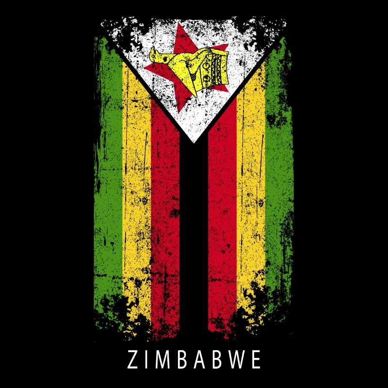 Souvenir avec le drapeau du Zimbabwe