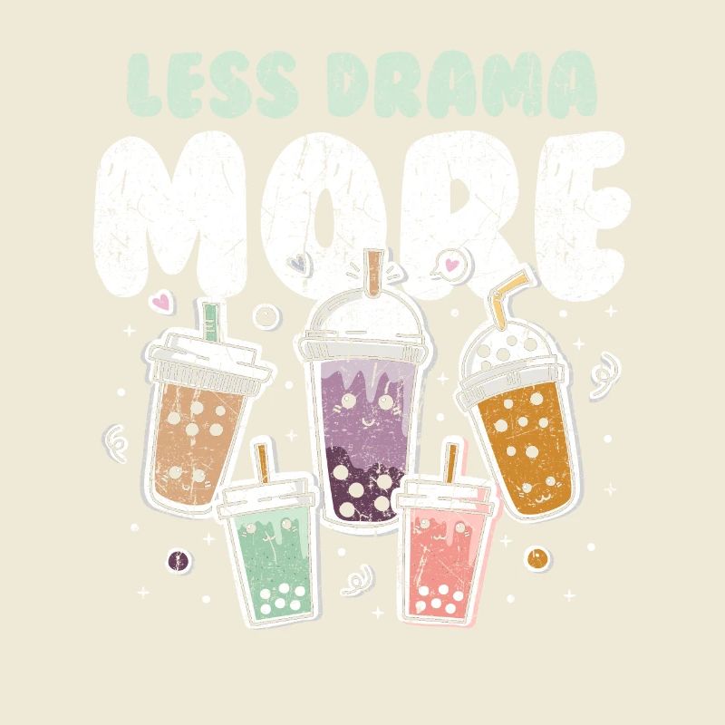 Bubble Tea Boba Tee Kawaii