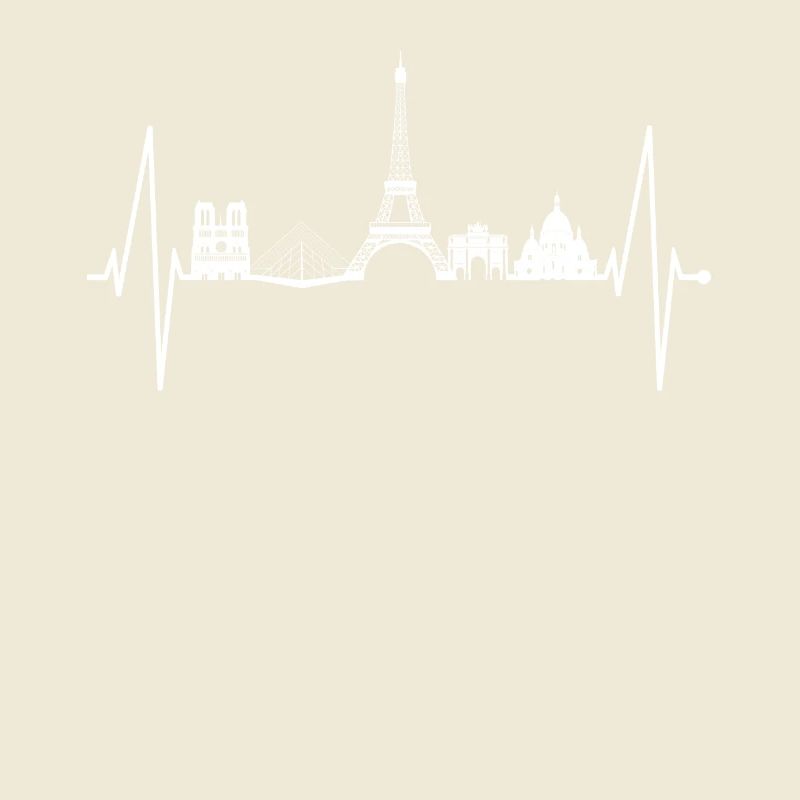 Paris Skyline Herzschlag Eiffelturm Frankreich