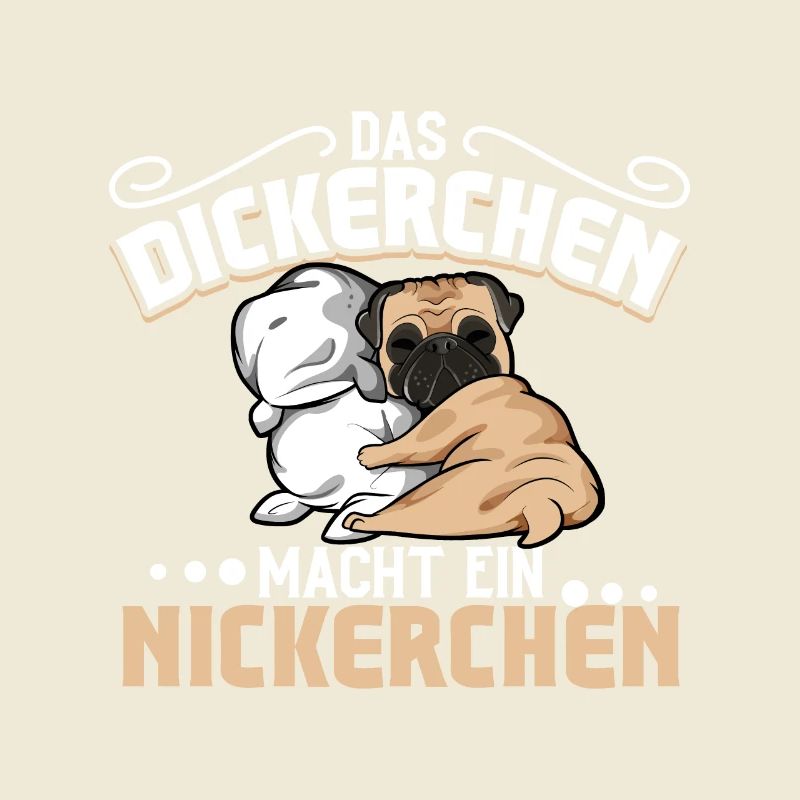 Mops - Das Dickerchen macht ein Nickerchen
