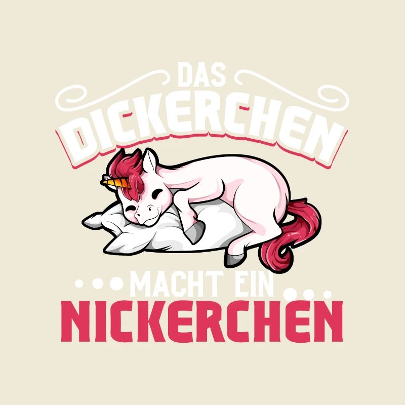 Einhorn - Das Dickerchen macht ein Nickerchen