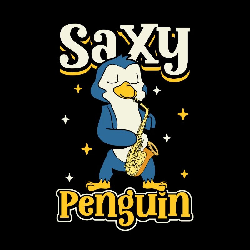 Saxy Penguin - Saxophoniste Pinguin
