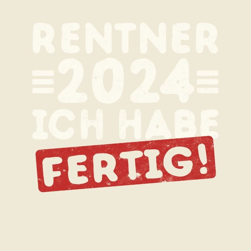 Rentner 2024 Ruhestand Geschenk