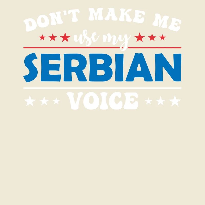 Ne me forcez pas à donner ma voix serbe