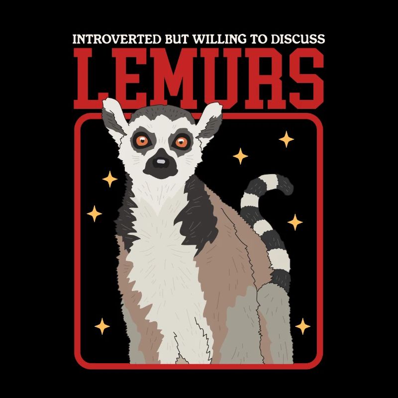 Lemur Ring-tailed lemurs Ringed Tail Lemure Gift